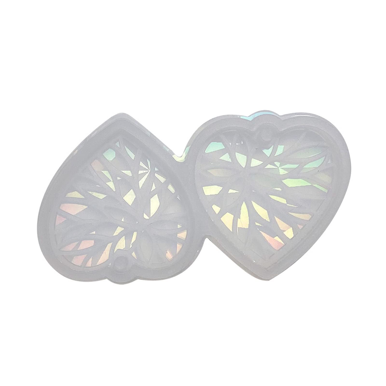 Osniyaw Klar Heart Silicone Casting Epoxy Resin Moulds For Resin Pendant Earring Jewellery Tool Mould, Epoxy Craft, Silicone Pendant Moulds