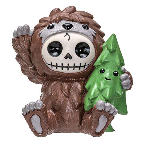 Furrybones Summit Collection Bigfoot Figurine Decorative Signature in Sasquatch Costume 3 Inch Tall Collectible Statue