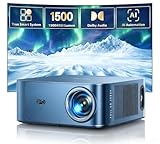 Proyector【1400 ANSI/App Oficial Integrada/36W Dolby】 Smart Proyector 4K Compatible con Netflix AI Auto Focus/Keystone, Proyector1080P Nativo WiFi6 Bluetooth5.2 Zoom 50% Cine en Casa Negro Azabache