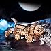 ROKR 3D Wooden Puzzle-Model Car Kits for Adults-Wood Puzzles Adult-Wood Model Kit-Mechanical Gears Constructor Kits-3D Assembly Toy-Best Gifts for Adults & Teens (Hermes Rover)