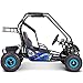 MotoTec Mud XL 60v 2000w Electric Go Kart Full Suspension Blue