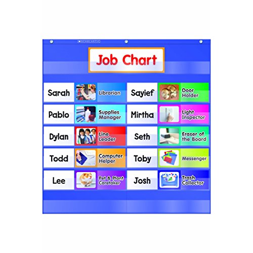 Scholastic Tf-5103 Class Jobs Pocket Chart With Cards (Pack Of 15) #TOP3