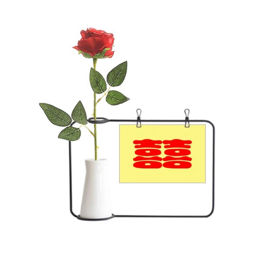 Roses artificielles pour mariage sans flétrissement en vase ou bouteille
