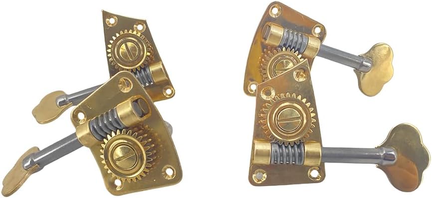 Yinfente Full Size Cello Parts Metal Body Machine Head String Winder DIY Pegs Easy to Adjust