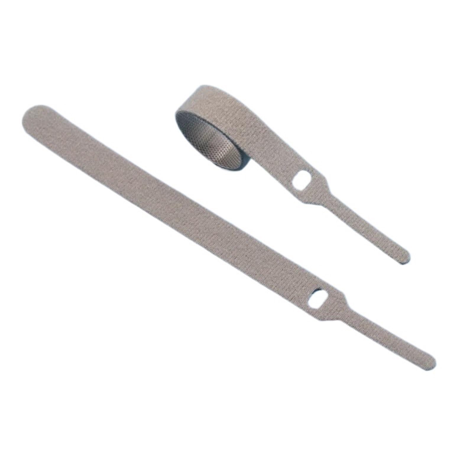 Yangshe Grey 400Pcs Releasable Cable Ties Nylon Zip Ties Reusable Wire Straps 150-300Mm