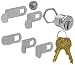 Salsbury Industries 1190 Salsbury Universal Lock for 4B+ Horizontal and Vertical Style Mailbox Door with Two Keys