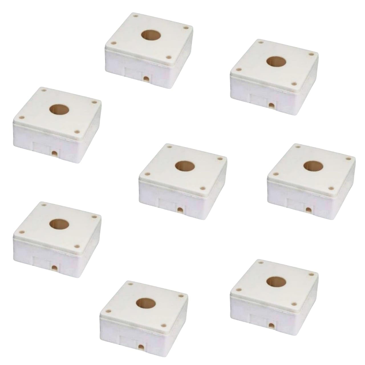 Speedio® PVC Smart Square Junction Box 4x4 Inches for CCTV Cameras (Square) (8)-image-47