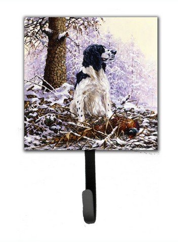 Springer Spaniel by Michael Herring Leash or Key Holder