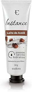 Eudora Creme Hidratante Para Mãos Instance Leite de Avelã, 30 g
