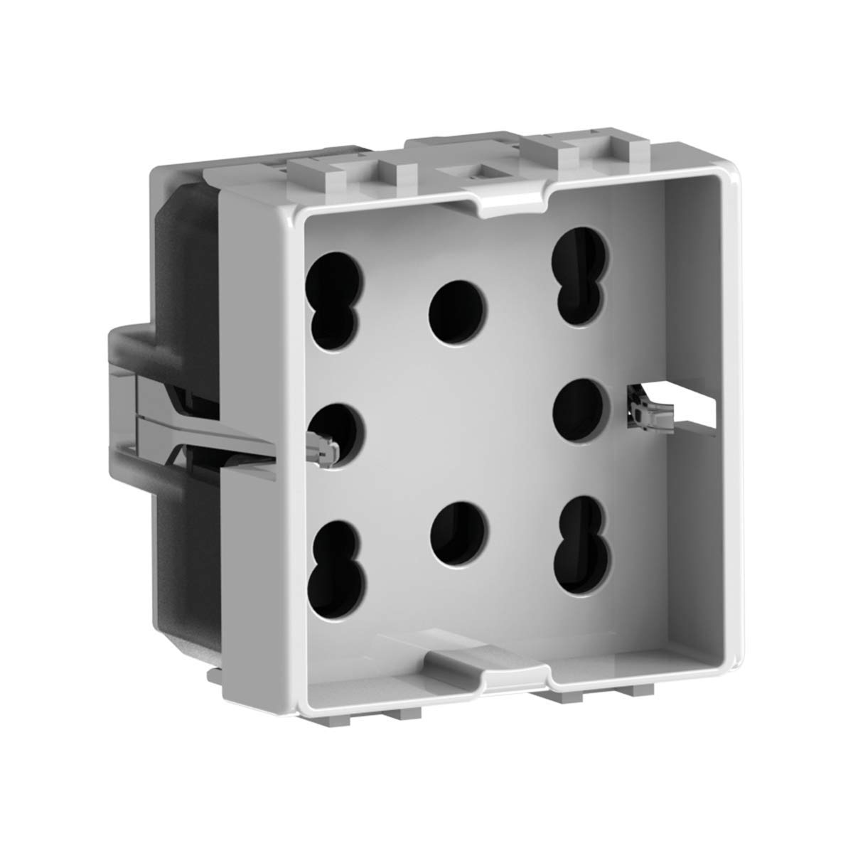 4Box 4B.Amr.H21 Multistandard-Stecker – Kompatibel Mit Bticino Matix, 250 V, Rot, Mit Schuko Oder 2 Bypass