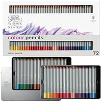 Winsor & Newton 2090006 Studio Collection Farbstifte im Set - 72 lebendige Farben im Metallkasten, bruchsicher, weiche Farbabgabe, Malstifte für Erwachsene & Künstler