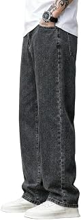 Men's Darkgrey Jeans/Loose Fit Baggy Style Jeans for Men Price In India