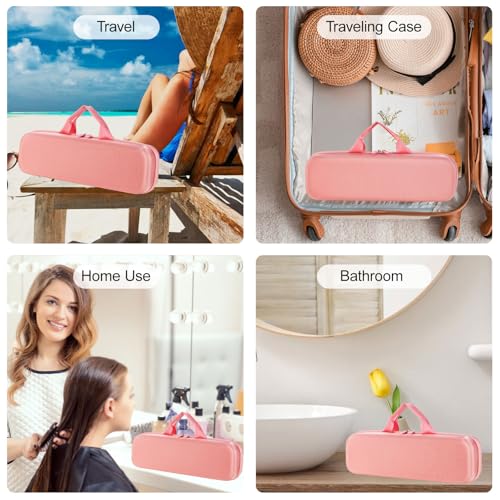 GENCAM Tragetasche für Dyson Airstrait HT01 - Tragbare Reisetasche, Hülle Kompatibel Mit Dyson, Rose Gold