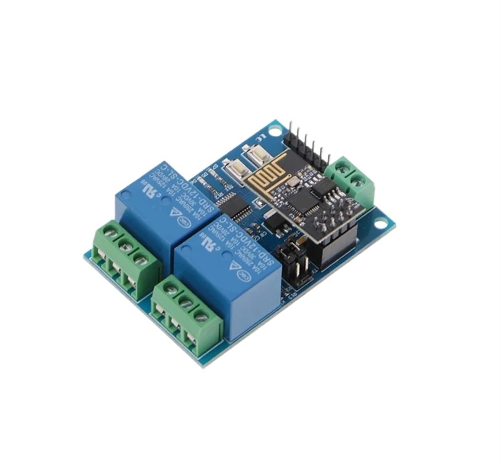 Module de Relais WiFi 1 2 4 Voies ESP8266 ESP-01 5 V 12 V Interrupteur de télécommande Things Smart Home Relais WiFi 1 Canal/2 canaux/4 canaux(12V,1 Channel)