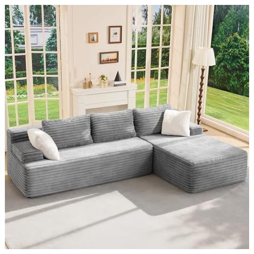 Hobestluk Memory Foam Modular Sectional Sofa