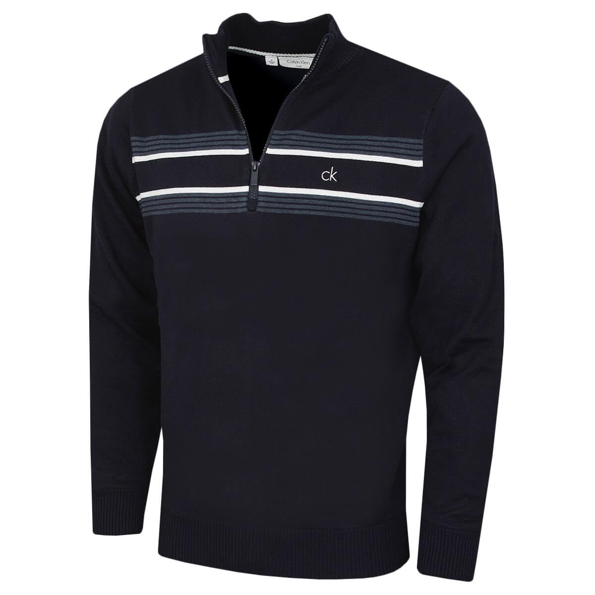 Calvin Klein Mens 2026 Stevens Windproof Lined 1/2 Zip Golf Sweater