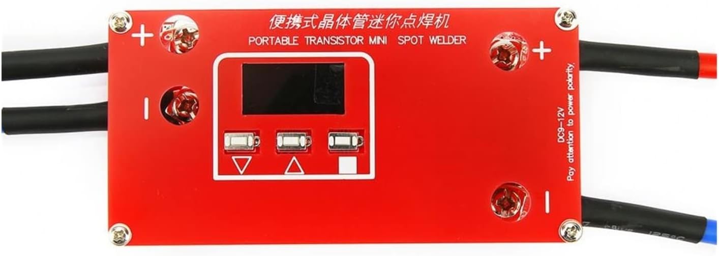 Spot Welder 18650 Battery Spot Welder Pens Portable Mini Transistor Spot Welding Pen DIY Spotwelder Machine Welding Equipment (Color : Red)