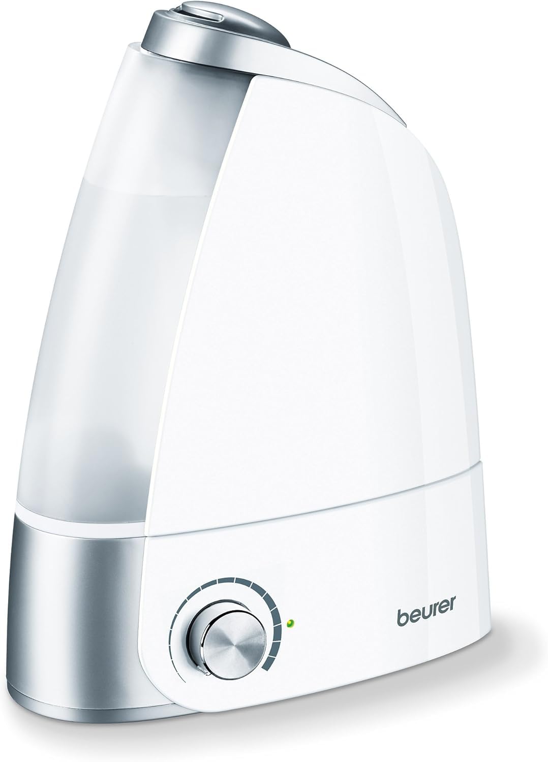 Beurer LB 44 Umidificatore Ultrasuoni con Serbatoio da 2,8L, Umidificazione fino a 220 ml/h, per Ambienti fino a 25 m², Silenzioso, Aromaterapia, Spegnimento Automatico