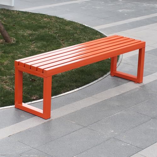 Banc de jardin moderne en métal pour terrasse et grand balcon
