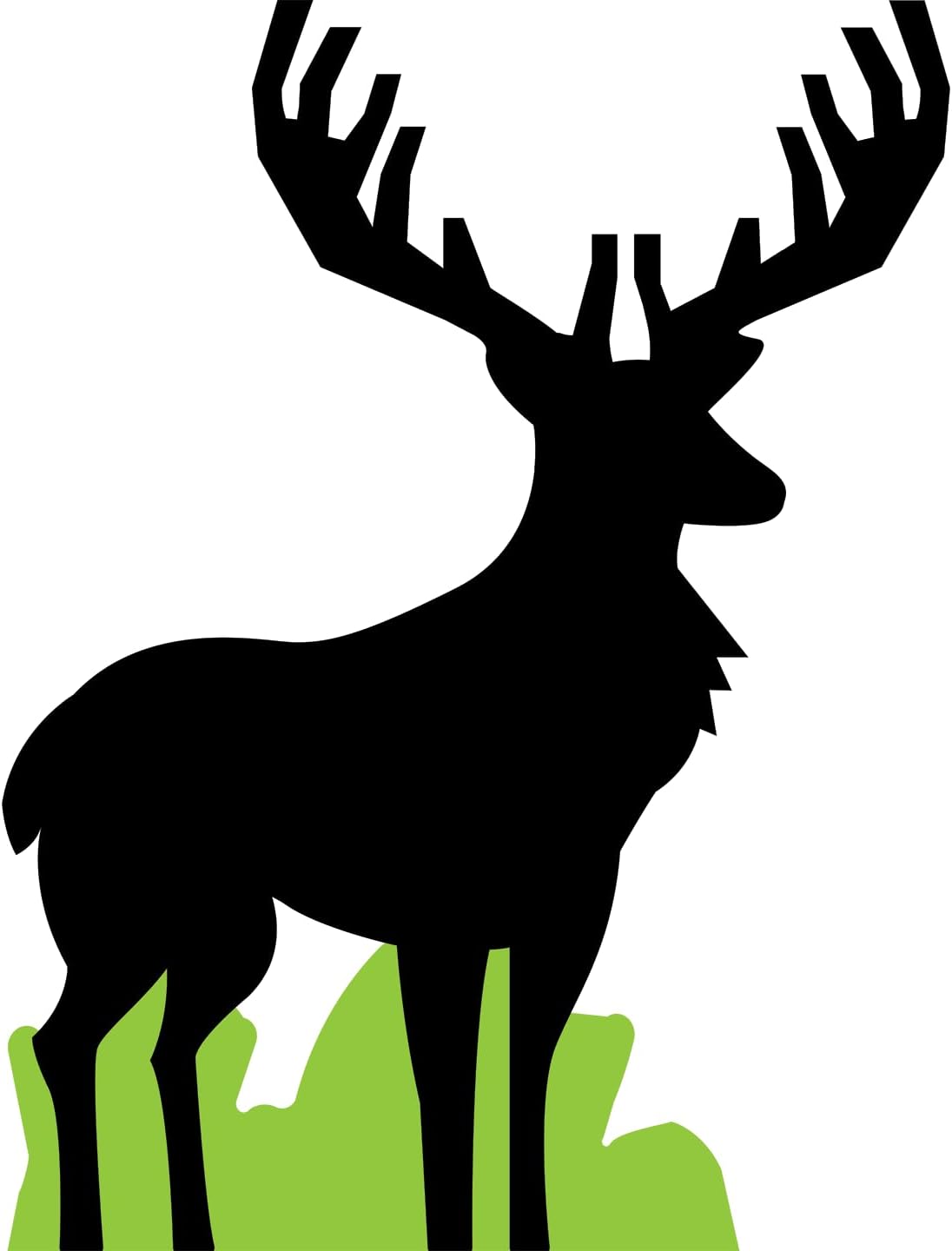 SP12937 Lifesize Deer Buck Venison Hunting Silhouette Cardboard Cutout Standee Standup