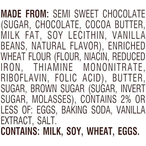 Image of Pepperidge Farm Farmhouse Thin & Crispy Dark Chocolate Chip Cookies, 6.9 Oz