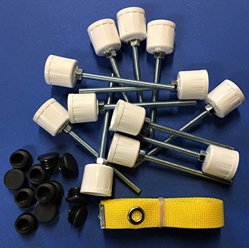 Dog Agility Equipment Weave Pole DIY kit w/Yellow...