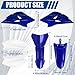 Podoy TTR50 Body Fender Kits for Compatible with YAMAHA TTR50E 2006-2016 Dirt Bike and Their Replica Models Plastic Fairing Body Parts Blue and White