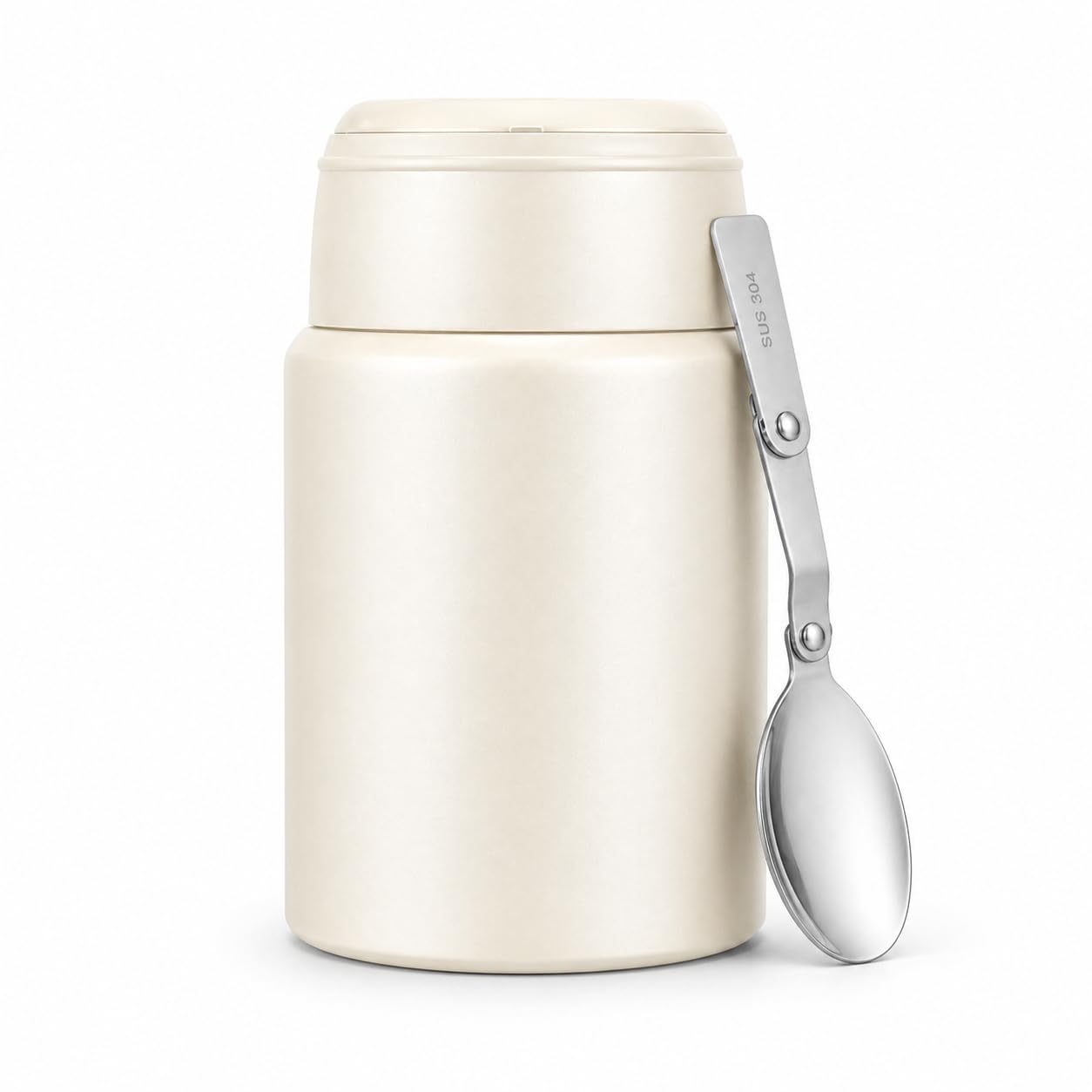 Insulated Lunch Jar with Spoon - Hot & Cold Food Container -14