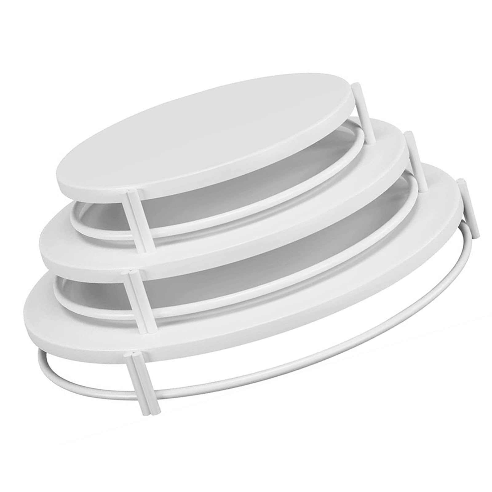 3 Layer Metal Cakes Display Stands Set Food Safe Metal Dessert Presentation Hoder for Event Catering Home Bakeries Cupcake Holder