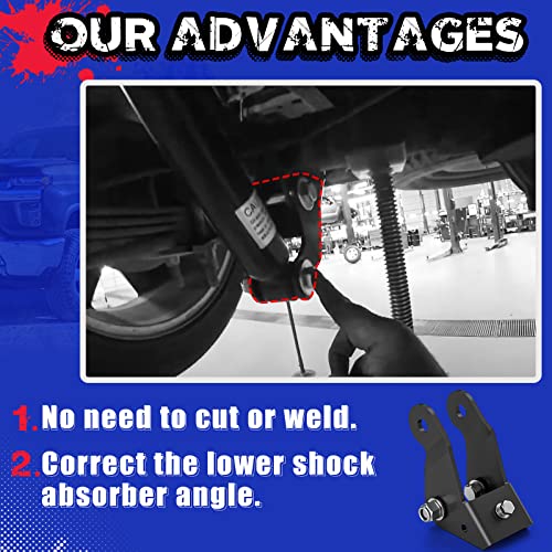Image of KSP 3-5 inch Adjustable Shock Extender for Chevy Silverado C1500 1988-1998