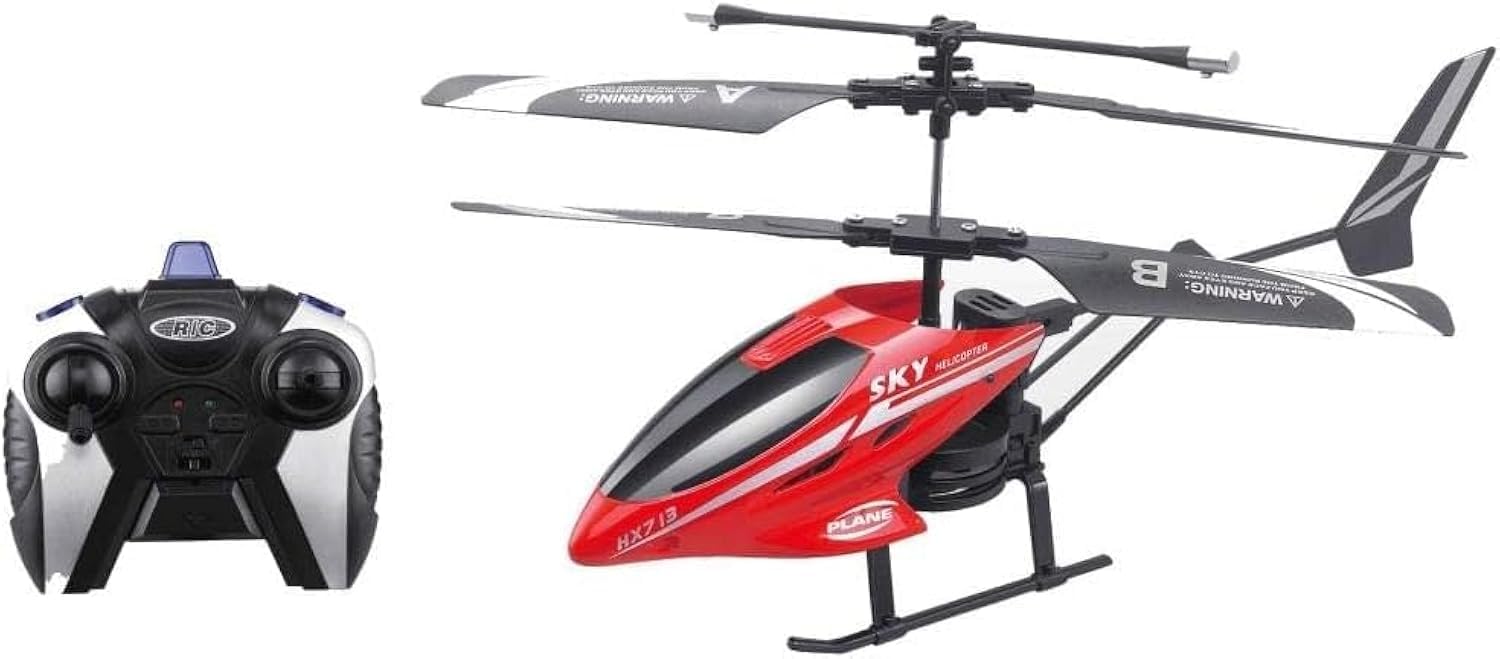 Helicopter V-MAX Hx-713 Original Radio Remote Controlled Helicopter with Rechargeable Battery And Unbreakable Blades -(Multicolor)