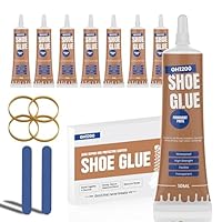 GH1200 10 ML x 8PCs Shoe Glue Sole Repair Waterproof - Pocket Friendly Small Size Clear Drying & Strong Shoe Repair Superglue for shoes - Non-Stiff Repairs, Fixes Sneakers, High Heels & More