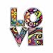 Love Sticker Colorful Watercolor Car Decal By Megan J Designs - Laptop Sticker Window Car Decal Vinyl Sticker