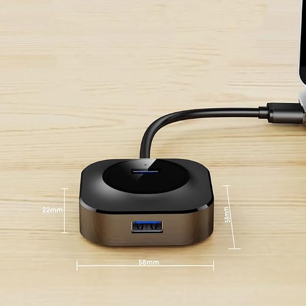 WODHAZNC Hub Splitter USB3.0 Drag Four Expander 4-Port - 5
