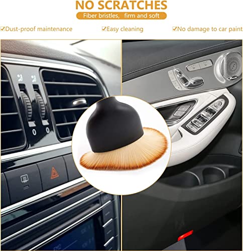 Xigua Car Brush, Car Interior Cleaning Tool, Car Cleaning Brush Dust Collectors, Curved Design Dirt Dust Clean Brushes, Engine Compartment And Dashboard(2 Pcs) #TOP6