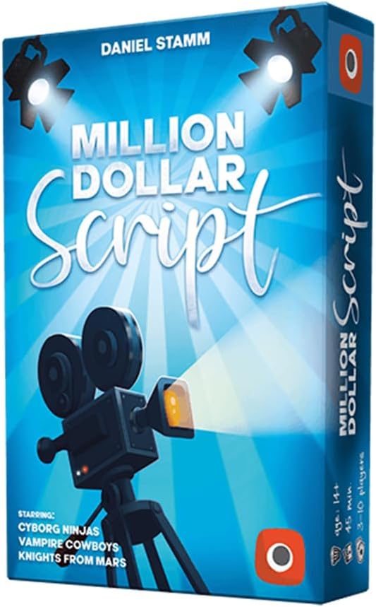 Portal Games | Million Dollar Script | Party Board Game, Creative Pitching & Storytelling, Hollywood Theme | 3 to 10 Players | 45–60 Minutes