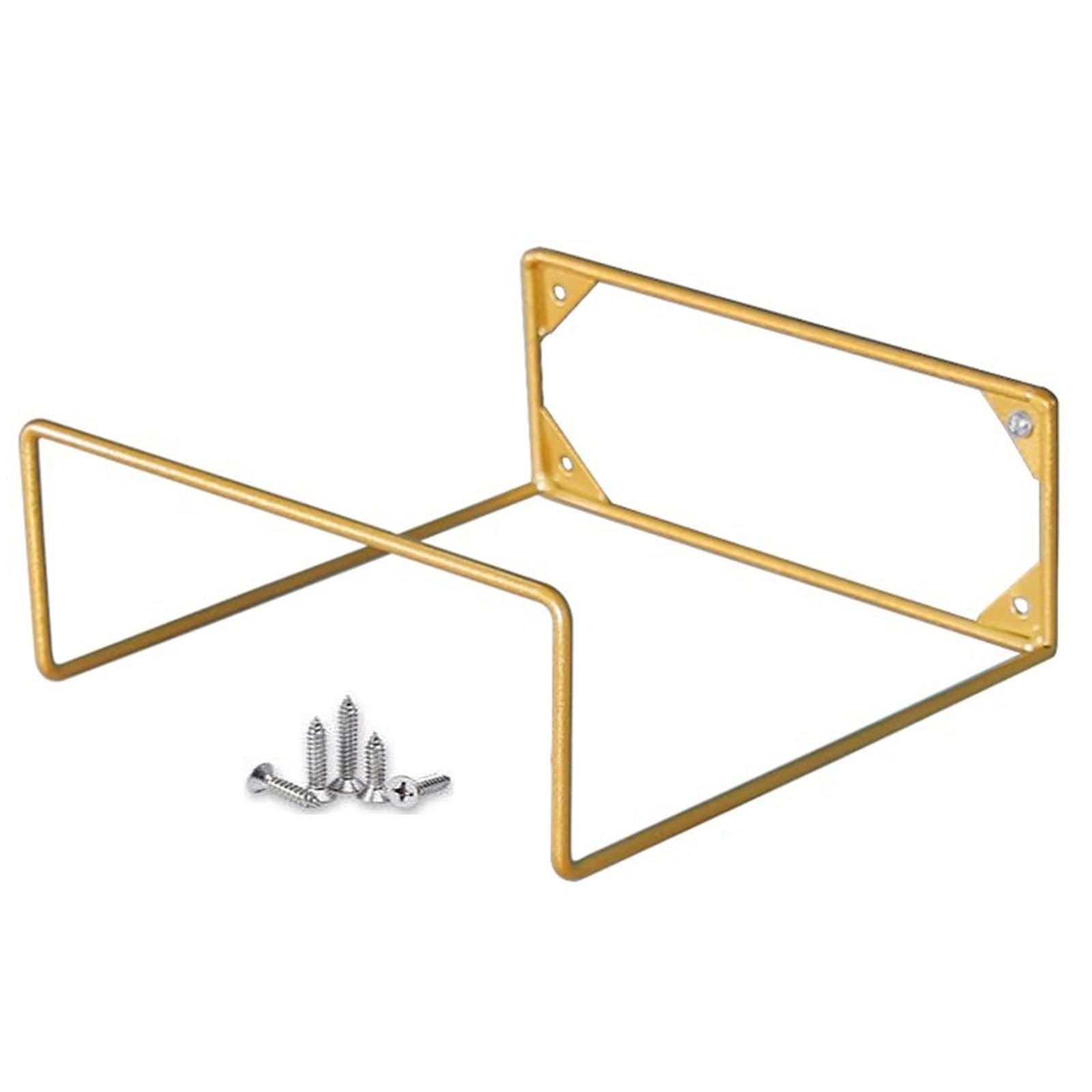 Expositor de almohadas de metal y soporte organizador de pared elegante