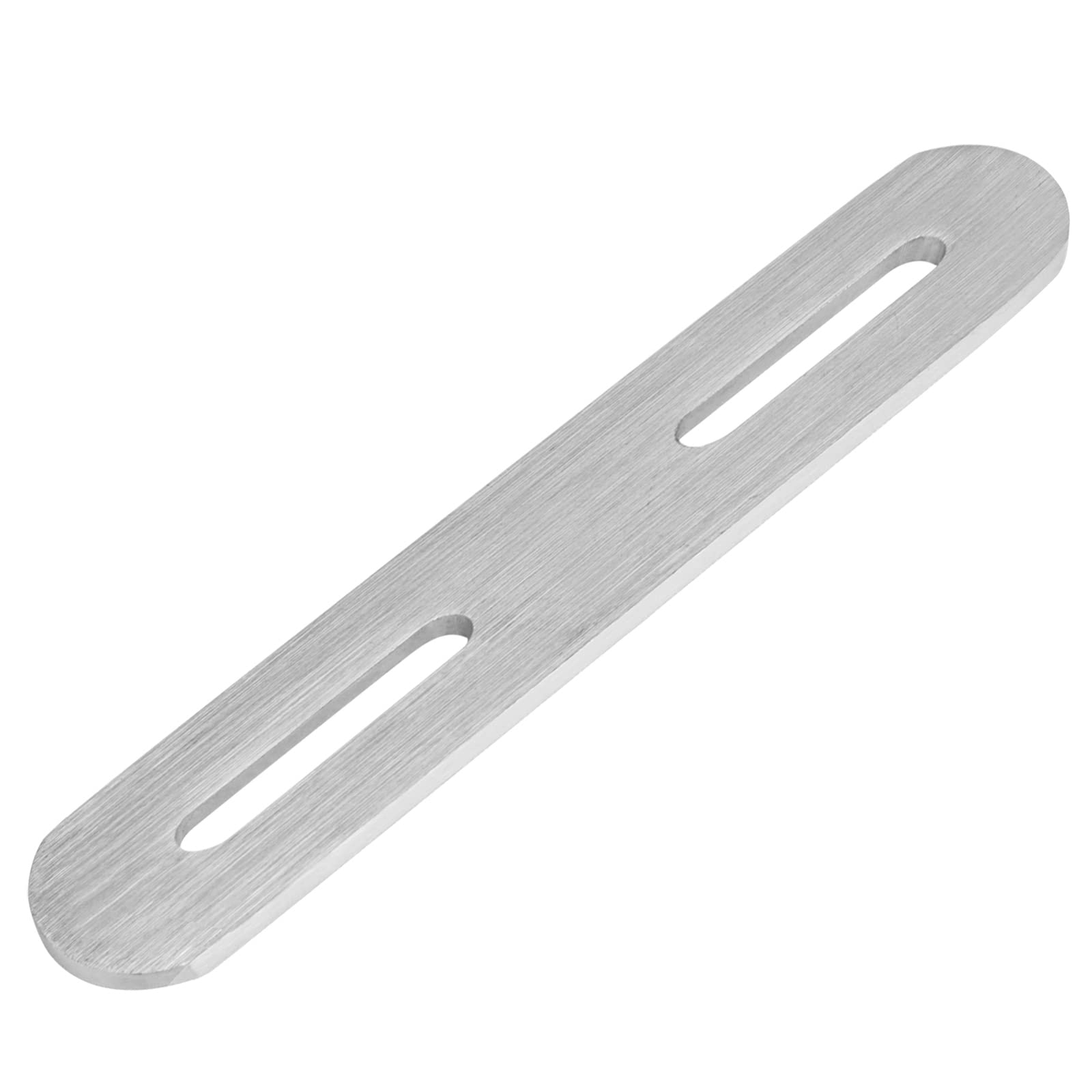 10 soportes de placa plana ranurada ajustable de 6 pulgadas para tornillo #10, acero inoxidable