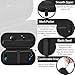 khanka Stroage Case for Anbernic RG VITA Pro / RG VITA /Retroid Pocket 6 / Retroid Pocket 5 /Retroid Pocket G2/Retroid Pocket 4 Retro Handheld Game Console & Accessories,Case Only（Black）