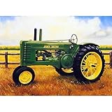 Kaliosy 5D Diamond Painting by Number Kits Field Tractor, Paint with Diamonds Arts Full Drill DIY...