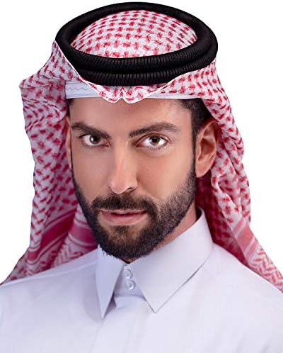 HOMELEX Keffiyeh Arab Head Scarf for Men Shemagh Turban