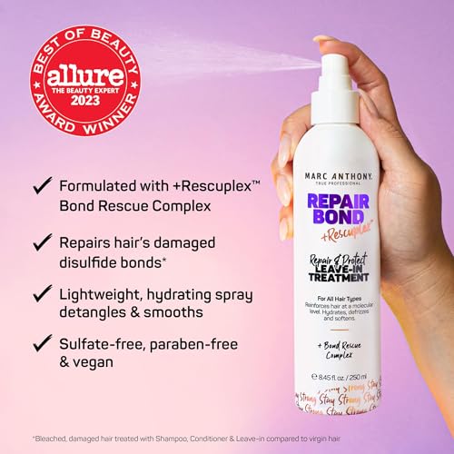 Image of Marc Anthony Repair Bond Travel Size Shampoo, Conditioner, and Leave In