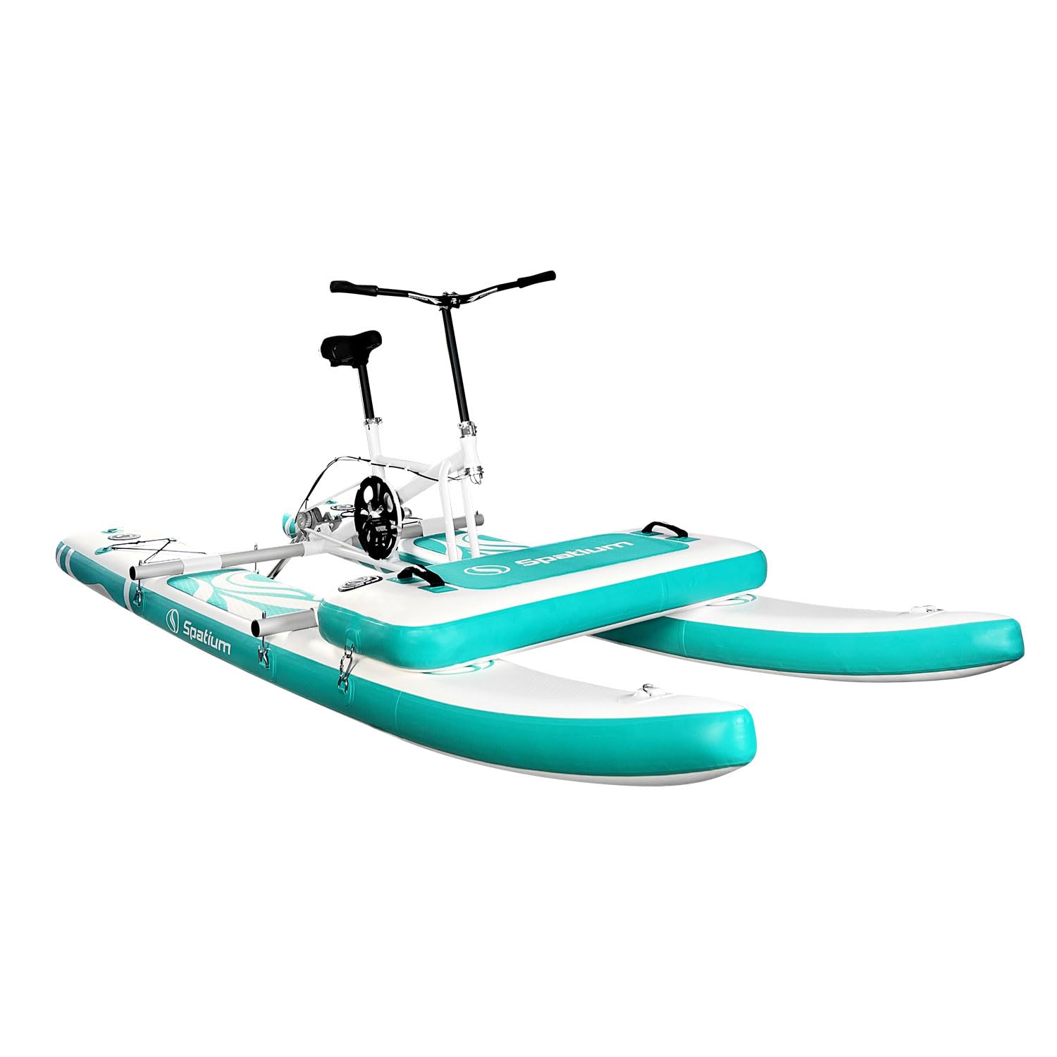 Spatium SUP Water Bike per Lago Gonfiabile Pedale Barca per Singolo Gonfiabile Bici D'acqua Paddle Board Pesca Kayak Acqua Galleggiante Acqua Bicicletta Il Divertimento di Acqua e Pesca+Mat