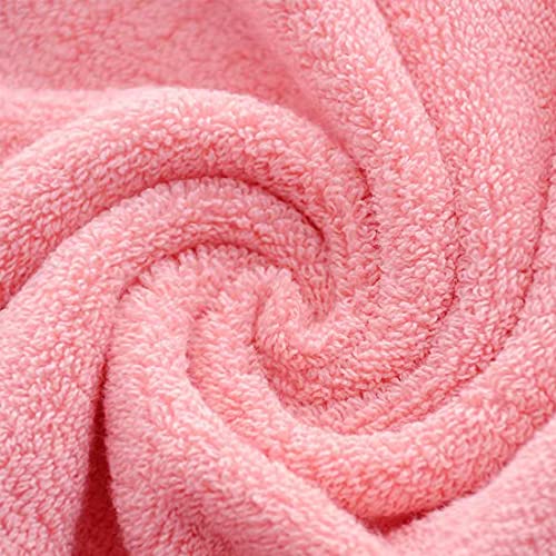 Lchkrep Hand Towels 4 Set, 100% Cotton Bath Hand Towel For Bathroom, Face, Kitchen, Gym And Spa, Ultra Soft And Highly Absorbent Hand Towels For Bathroom, Size 14" X 29" (White Pink Blue Gray-4 Pack) #TOP3