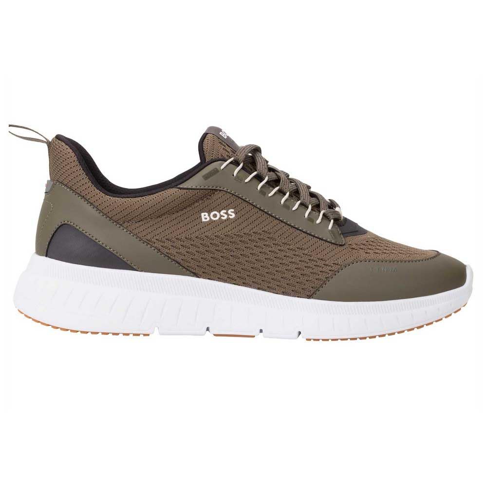 BOSS Men's Ttnm Light_Runn_Knel Running, Dark Green308., 6 UK