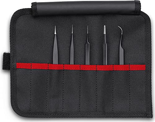 クニペックス KNIPEX 5本組 汎用ピンセット(セット品) 9200-01ESD