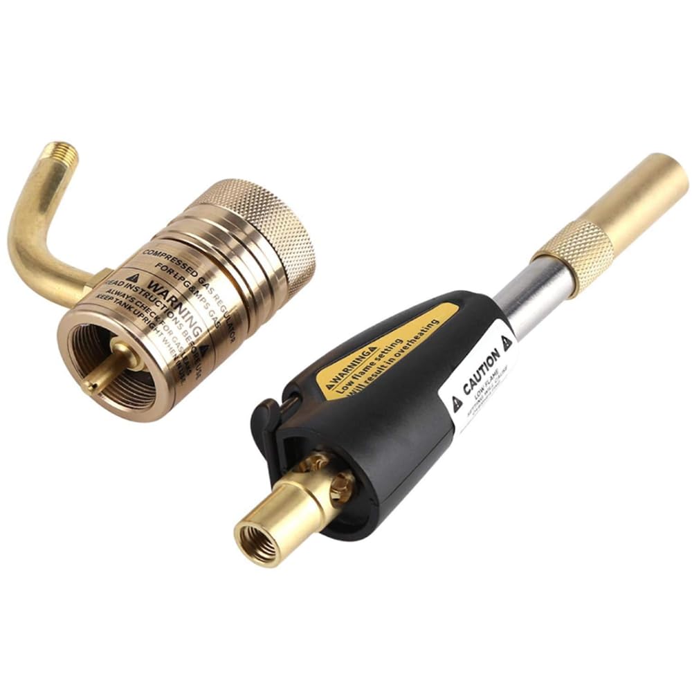 KIT SOPLETE + ENVASE GAS MAPPRO 400gr CABEZAL ANTORCHA SOLDADURA CON PIEZOELÉCTRICO HERRAMIENTA FONTANERIA AIRE ACONDICIONADO