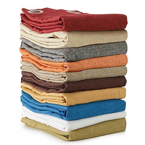 Tenda Canapone da Arredamento con Anelli 140x280 cm Soggiorno