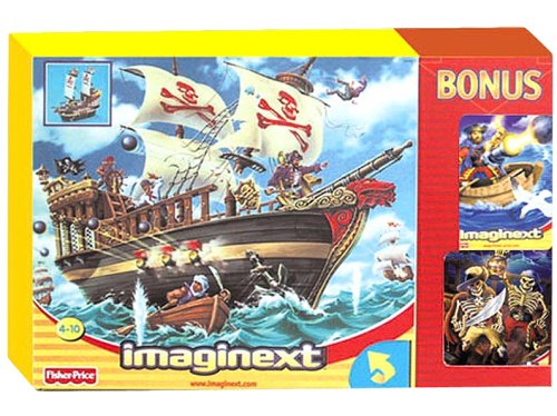Fisher Price C3856 - Barco Pirata + Conjunto de la Prima [Importado de Alemania]