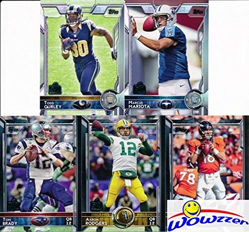 rare football cards 2015 Amazon.com: 2015 Topps Football VERY SPECIAL LIMITED EDITION 50th SUPER  BOWL Complete 500 Card Factory Set! Every Card has EXCLUSIVE 50th Super  Bowl Logo! Loaded with RC's Jameis Winston, Marcus Mariota &